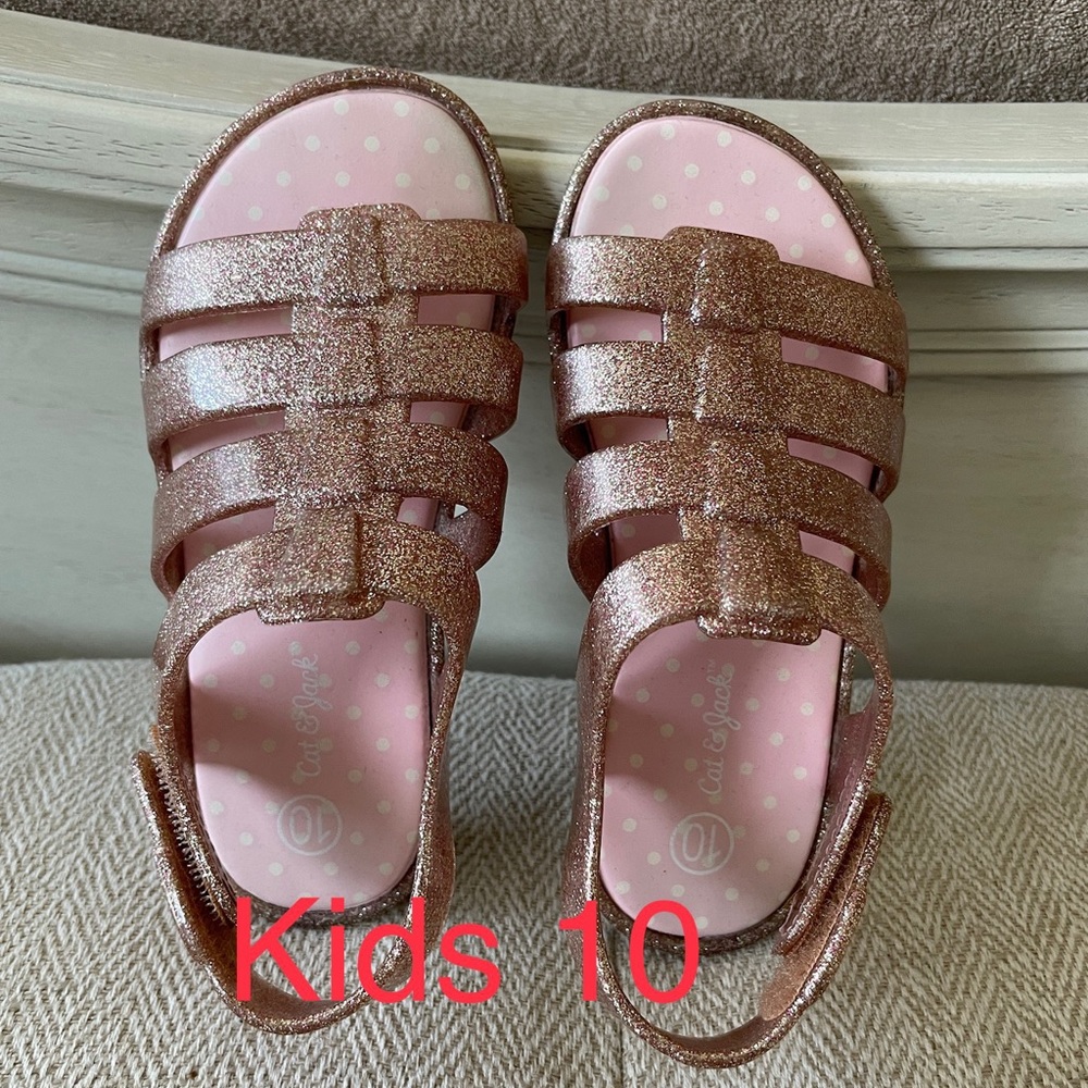 Girls size 10 Jelly sandals